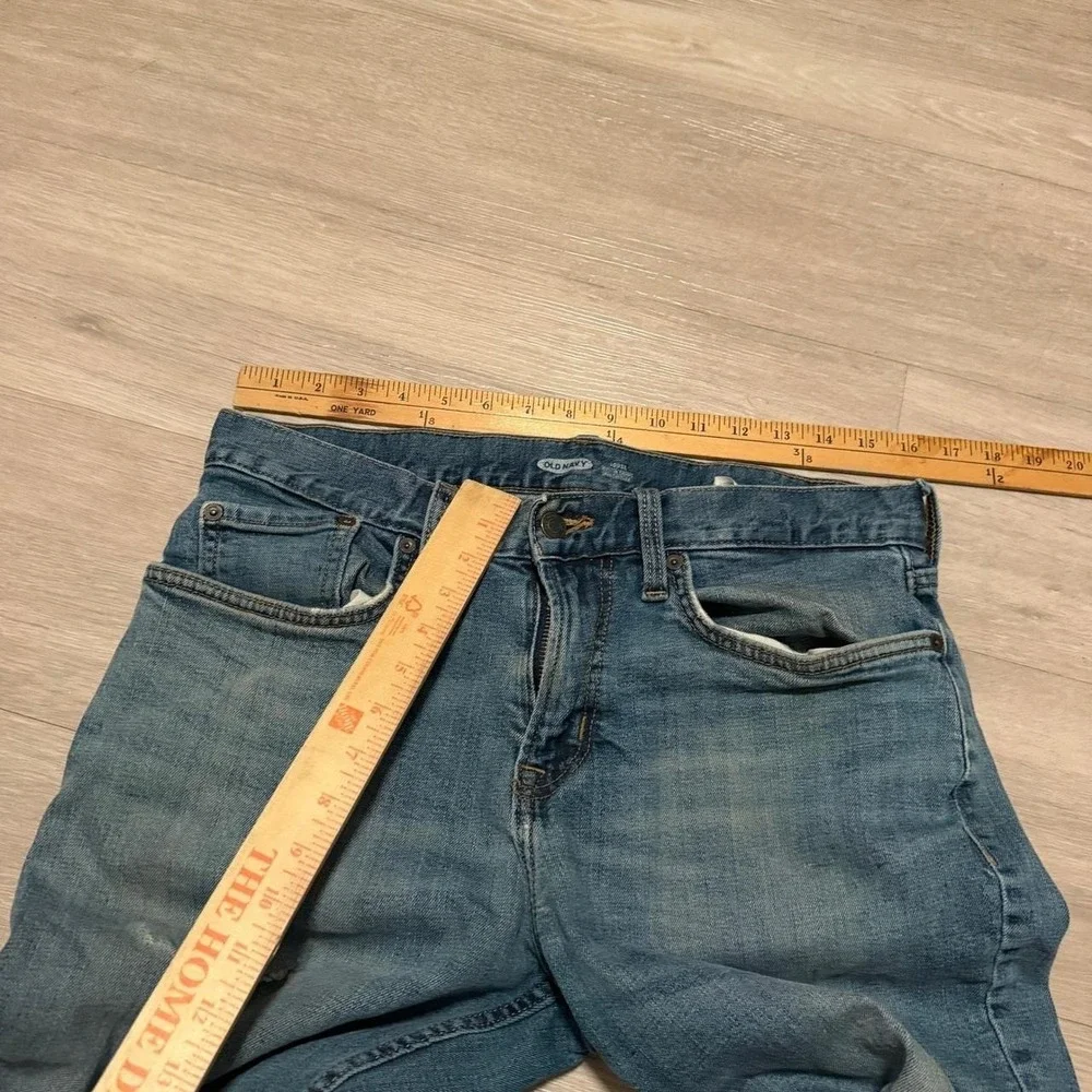 32x30 Blue Wide Leg Straight Faded Jeans 2000s Vintage
